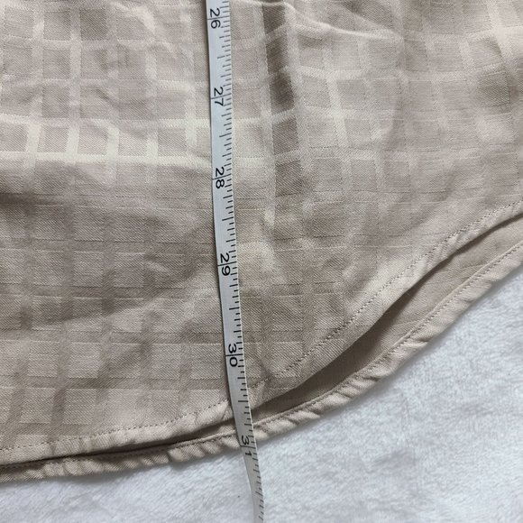 Paul Frederick Two Ply Cotton Gold Button Down Shirt Size 14.5  - 32 - Picture 8 of 10